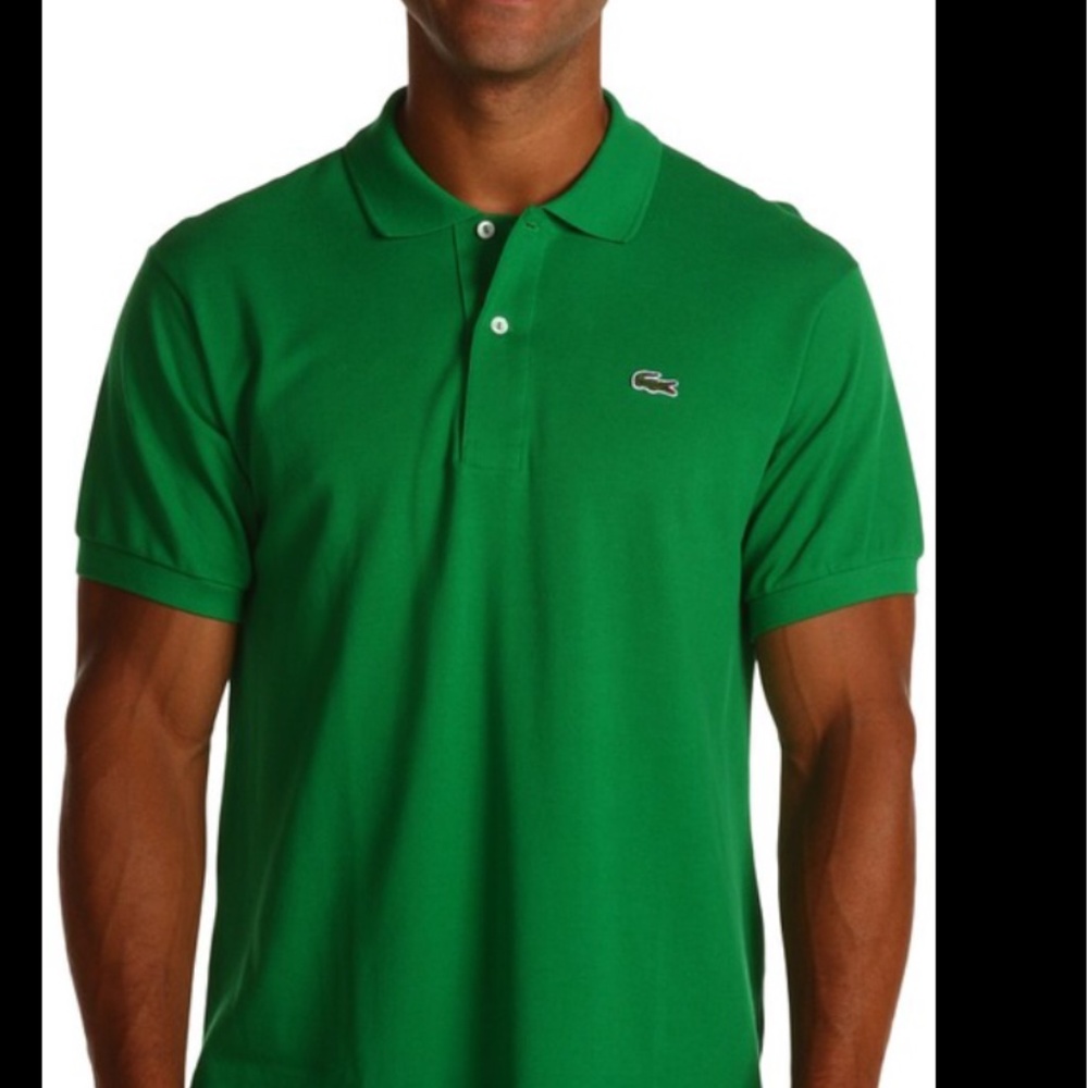 LACOSTE DESIGNER BRAND 100% COTTON STRETCH POLO SHIRT TOP MENS 8 L